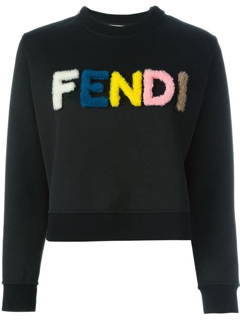 womens fendi sweatshirt|fendi sweatshirt vintage.